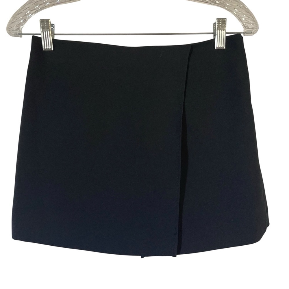 Zara Asymmetrical Black Skirt Size S - Picture 2 of 6